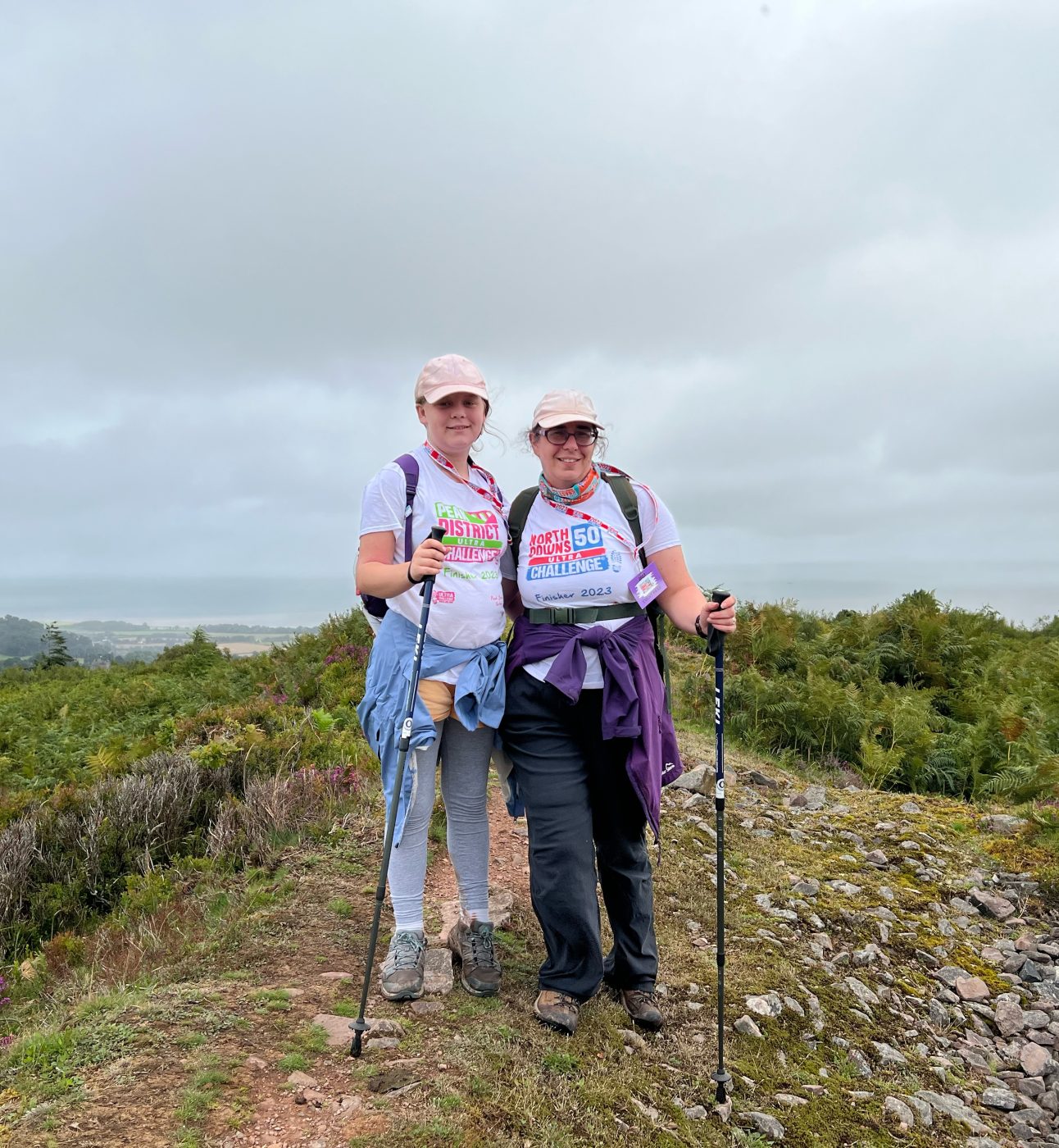 Mother-daughter duo Janet and Ruby training for Hike for Health