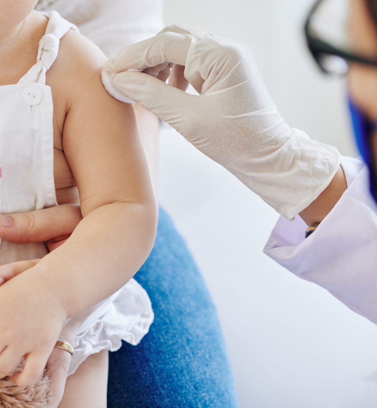 Image of child receiving a vaccination